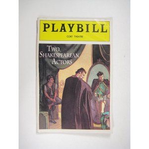Two Shakespearean Actors Broadway Playbill Aldredge Brian Bedford 1992 Ticket